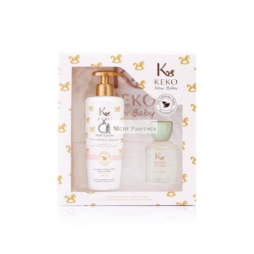 Feuchtigkeitsspendende Körpercreme Geschenkset 500ml + 100ml Babyduft + Handtuch