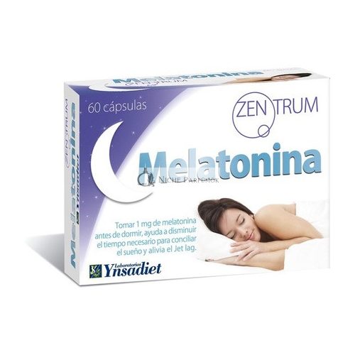 Ynsadiet Zentrum Melatonin, 60 Kapseln