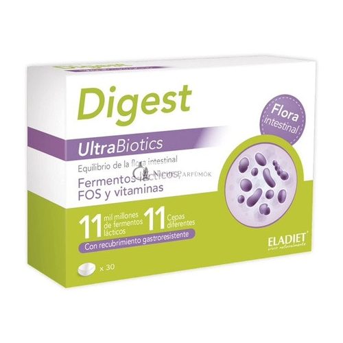 Nutricosmetics Eladiet Digest Ultrabiotics, 30 kapszula