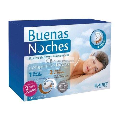 Nutricosmetics Eladiet Buenas Noches 60 Tabletta