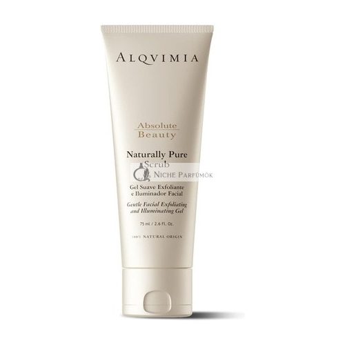 ALQVIMIA Absolútne Krásny Prírodný Čistiaci Peeling na Tvár, 75ml