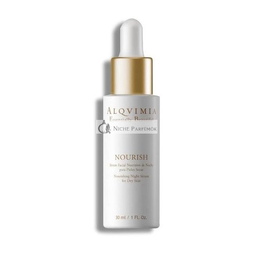 Alqvimia Essentiell Schön Nachtserum für Trockene Haut, 30ml