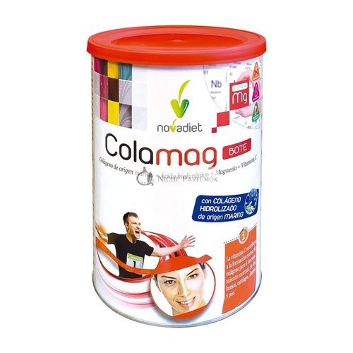 Novadiet Colamag tengeri kollagénnel, magnéziummal, hialuronsavval és C-vitaminnal, 300g