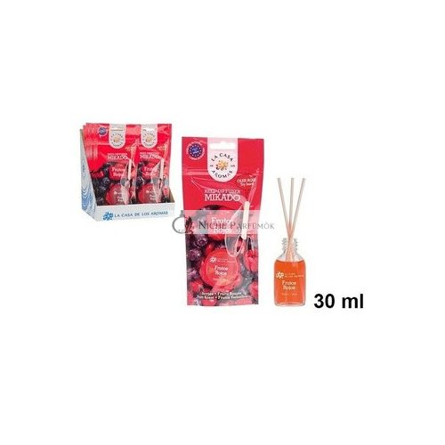 Mikado Rote Früchte 30ml Ambient Parfüm Diffuser mit Stäbchen