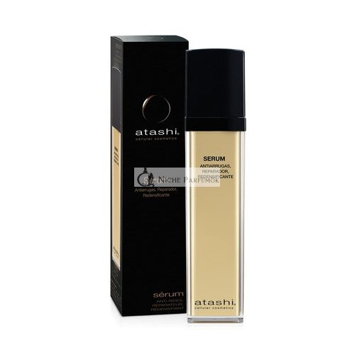 Atashi Anti-Falten-Serum - Anti-Aging-Serum zur Korrektur tiefer Falten und Unvollkommenheiten, Stimulierung der Kollagenproduktion, 50ml