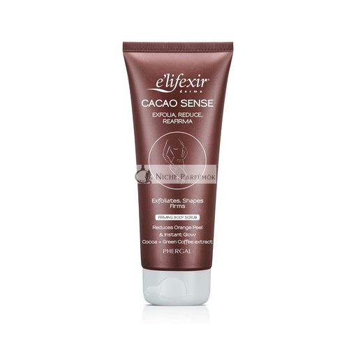 E'LIFEXIR Cacao Sense Testápoló Peeling, Feszesítő és Tonizáló, 200ml