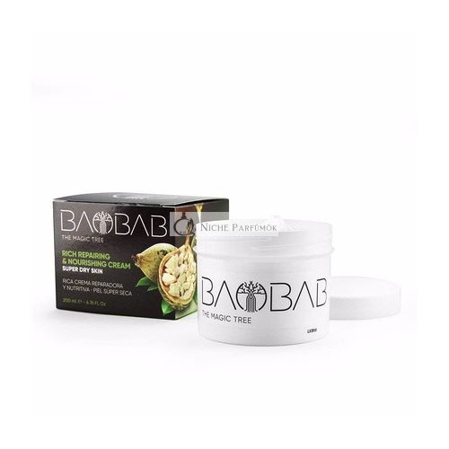 Baobab Reichhaltige Reparatur-Hydratationscreme für super trockene Haut, 200ml