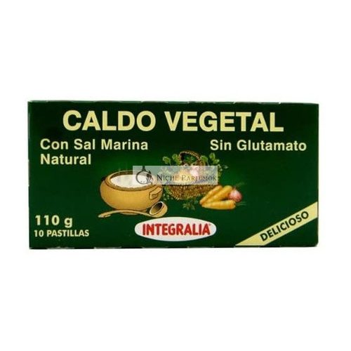 Nutricosmetics - Integralia Caldo Vegetal Eco Mit Meersalz 6 Würfel, 66g