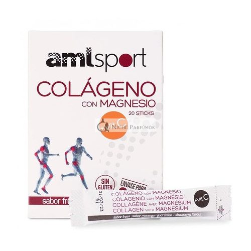 Amlsport Kollagen mit Magnesium und Vitamin C 20 Sticks