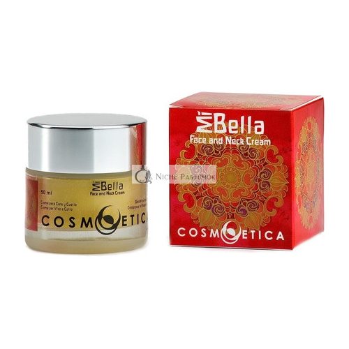 Cosmoetica MiBella Gesicht- und Halscreme Zertifiziert Bio Natürlich und Entgiftend Hautpflege 50ml