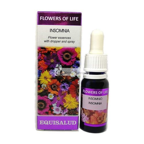 Flowers Of Life - Insomnia - Zertifizierte Organische Natürliche Blumenmittel, 15ml