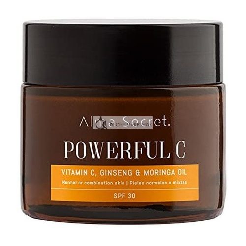 Alma Secret POWERFUL C Anti-Aging Aufhellende Creme, SPF 30, 50ml