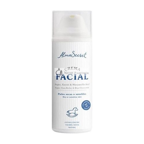 Soul Secret Arcápoló Krém Argánnal, Sheával és Kamillával, SPF 20, 50 ml