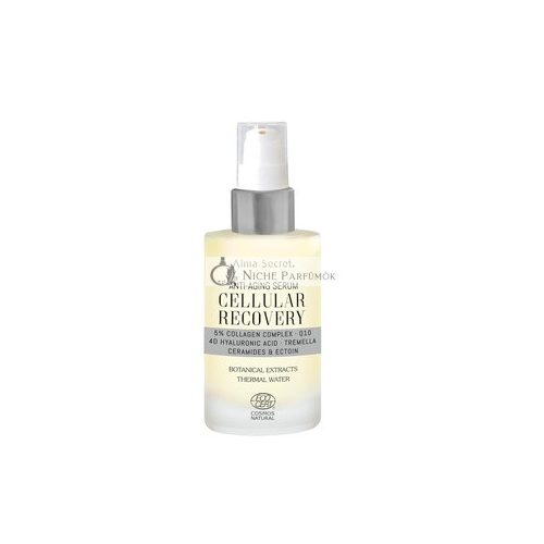 CELLULAR RECOVERY Anti-Aging Serum für Frauen mit Hyaluronsäure Veganem Kollagen und CoQ10 50ml