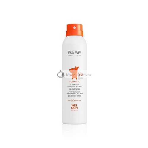 Babe Pädiatrische Transparente Sonnencreme Für Nasse Haut SPF50 200ml