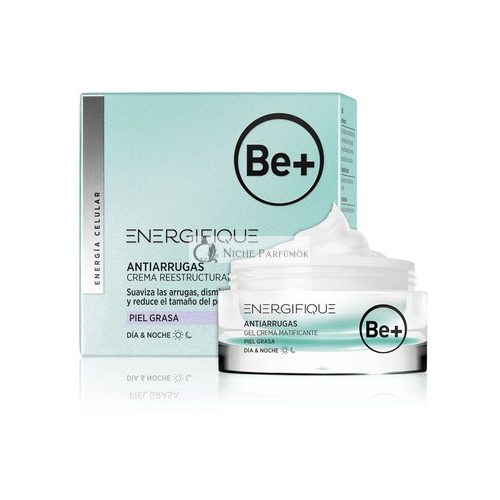 Be+ Energifique Anti-Falten-Creme für fettige Haut, 50ml