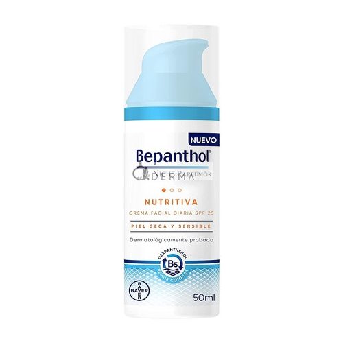 BEPANTHOL Derma Tápláló Napi Arckrém SPF25, 50ml