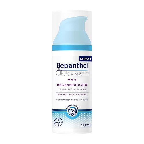 Bepanthol Derma Regenerierende Nachtgesichtscreme für sehr trockene und empfindliche Haut 50ml