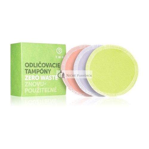 Two Cosmetics Wiederverwendbare Make-up-Entferner-Pads - 7er Pack, Zero Waste Stoff