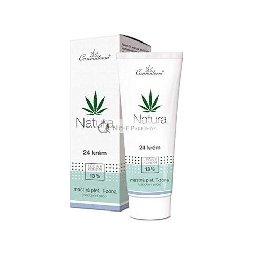 CANNADERM Natura 24 Creme für fettige Haut, 75 g