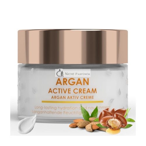 Grüne Idee Argan Creme, Anti-Aging Gesichtscreme für trockene Haut, 50ml