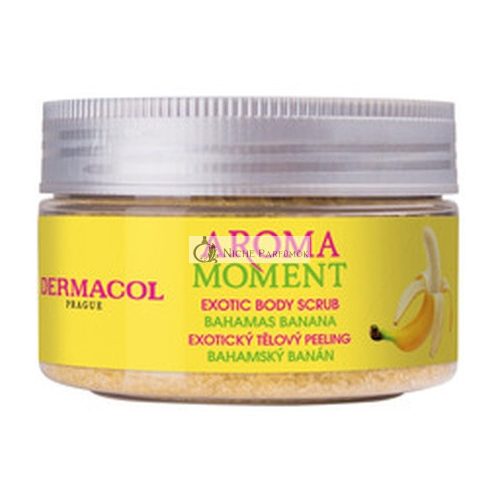 Dermacol Aroma Moment Bahamas Banana Exotic Body Scrub - Cukros Bananás Peeling