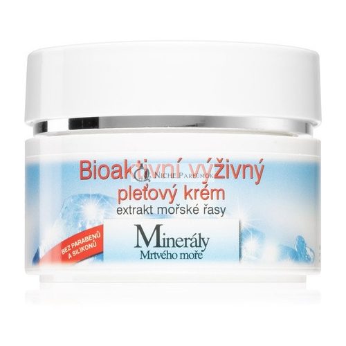 Bione Cosmetics Bio tápláló arckrém Holt-tengeri ásványokkal, 51 ml