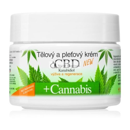 Bione Cosmetics Cannabis CBD Nährende Gesichts- und Körpercreme - 260 ml