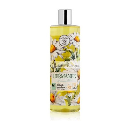 Bohemia Gifts & Cosmetics Kamilla 4 az 1-ben Test- és Hajtisztító Gél - 400 ml