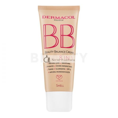 Dermacol BB Beauty Balance Cream 8in1 BB Creme für eine einheitliche und aufgehellte Gesichtshaut Shell 30 ml