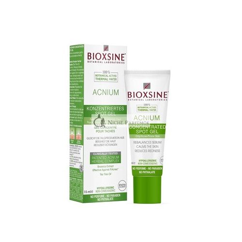 Bioxsine Acnium Konzentriertes Spot-Gel für fettige, zu Akne neigende Haut