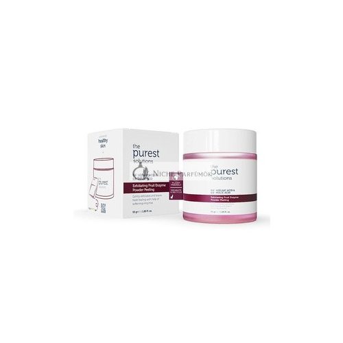 The Purest Solutions Frucht-Enzym-Pulver Peeling & Exfoliator mit Azelainsäure und Apfelsäure 55g