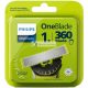 Philips OneBlade QP410 50 Rasierklinge 360