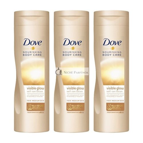 Dove Nährendes Körperpflege Selbstbräunungs-Lotion 250ml Hell bis Mittel