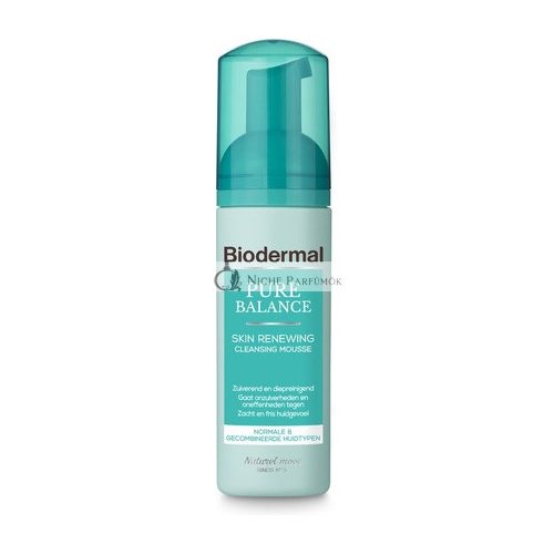 Biodermal Pure Balance Bőrmegújító Tisztító Hab - Arctisztító, 150ml