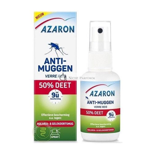 Azaron Szúnyogriasztó Spray - 50% DEET Szúnyogvédelem