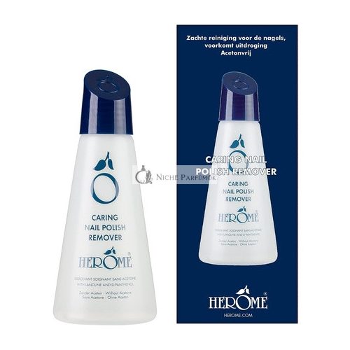 Herome Nagellackentferner 120ml acetonefrei, geeignet für Acrylnägel, feuchtigkeitsspendende Formel, milder und sanfter Nagellackentferner