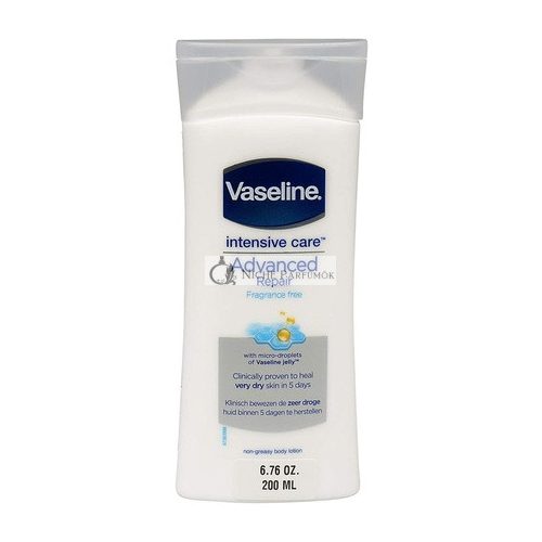 Vaseline Intensive Care Fortgeschrittene Reparatur Körperlotion für Sehr Trockene Haut, 200 ml