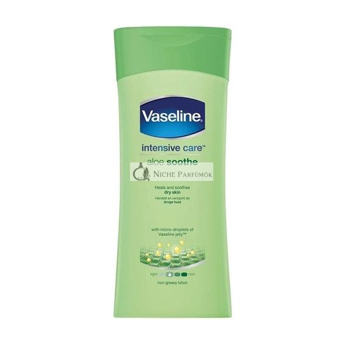 Vaseline Intenzív Ápolás Aloe Nyugtató Testápoló, 200ml