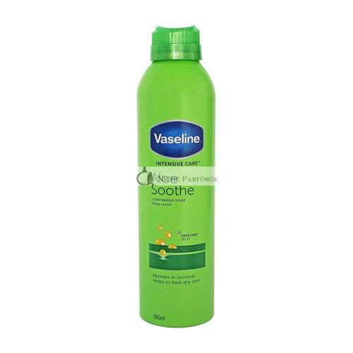 Vaseline Intensive Care Aloe Soothe Spray Feuchtigkeitscreme, 190 ml