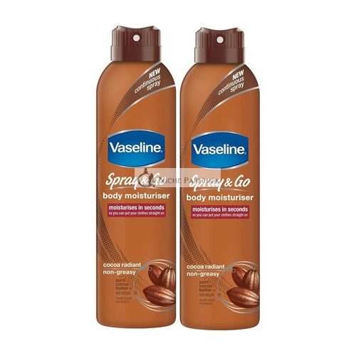 Vaseline Spray and Go Essential Healing Body Moisturiser, 190 ml