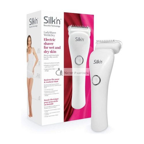 Silk'n LadyShave Wet&Dry Elektrischer Rasierer für Nasse und Trockene Haut Weiß