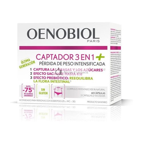 Oenobiol Captador 3 az 1-ben 60 Kapszula