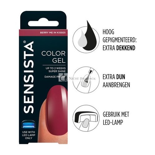 Sensista Color Gel Berry Me In Kisses - Rot