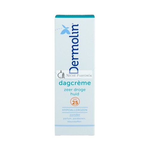 Dermolin Nappali Krém Nagyon Száraz Bőrre SPF 25, 50 ml