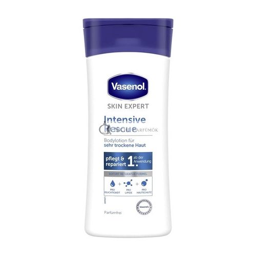 Vasenol Intensive Rescue Körperlotion für sehr trockene Haut, dermatologisch getestet, 200ml