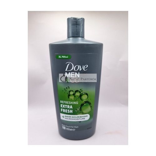 Dove Men +Care Extra Fresh Testápoló, Arc- és Hajmosó 700ml