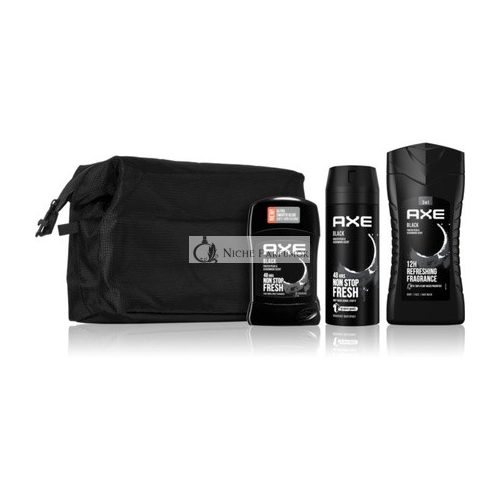 Axe Black Kosmetiktasche V23 Duschgel 250ml, Deospray 150ml, festes Deo 90g