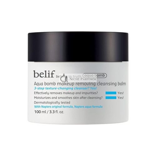 Belif Aqua Bomb Reinigungsbalsam Make-up Entferner Hydratisiert und Reinigt Tief in 1 Schritt, Keine Unordnung, Schmilzt Make-up und SPF Balsam zur Ölreinigungsformel, Keine Ölrückstände