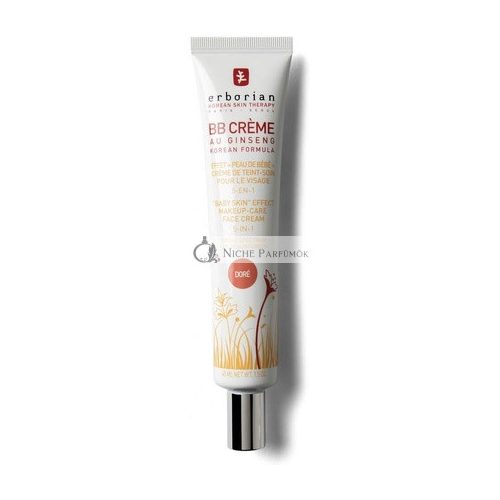 Erborian BB-Creme mit Ginseng Imperfection Covering Foundation 5-in-1 Koreanische Hautpflege mit SPF 20, 45ml